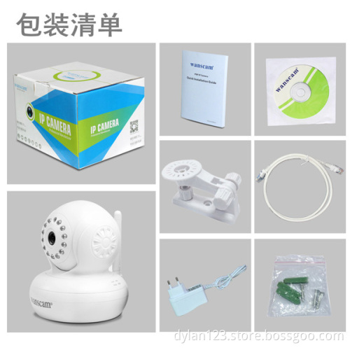 H.264 720p Megapiexl wanscam security camera with sd card recording P2P function mini ip camera
